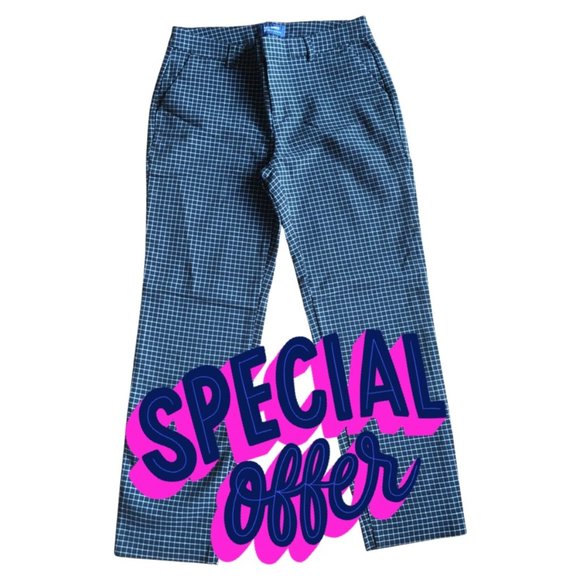 🌸6/$20🌸 Old Navy Harper Grid Check Mid-Rise - Picture 1 of 5